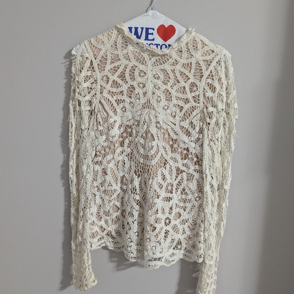 Maje Lace Crochet Blouse - Picture 7 of 7